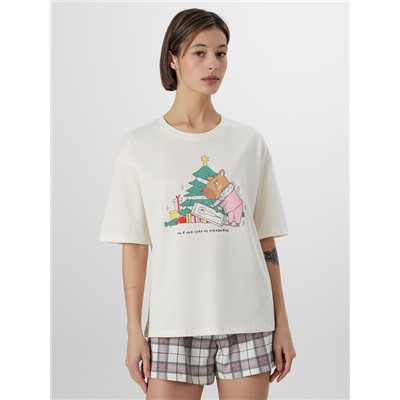 КОМПЛЕКТ ЖЕНСКИЙ (ДЖЕМПЕР, ШОРТЫ) 592591