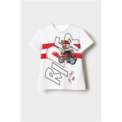 Фуфайка трикотажная для мальчиков (футболка) PLAYTODAY, 1239880