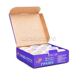 Гуашь 9 цв, "Фантазия" пастельная, 15 мл