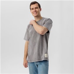 Футболка мужская MIST из вареного хлопка, серый, р-р M