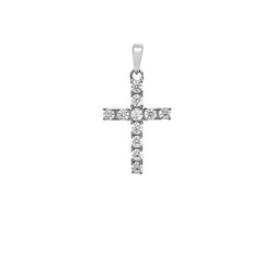 Подвеска из серебра куб.циркон., МЦВ1056
