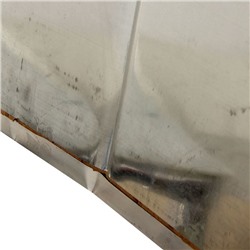 УЦЕНКА Доска магнитная односторонняя, 200×100 см под мел, с полочкой под маркер