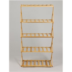 Стеллаж универсальный, 5 полок, 50×25×89 см, напольный, открытый, Greengo