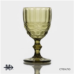 УЦЕНКА Набор бокалов 2 шт "Ла-Манш" 250 мл, 8х15,5 см, цвет зеленый