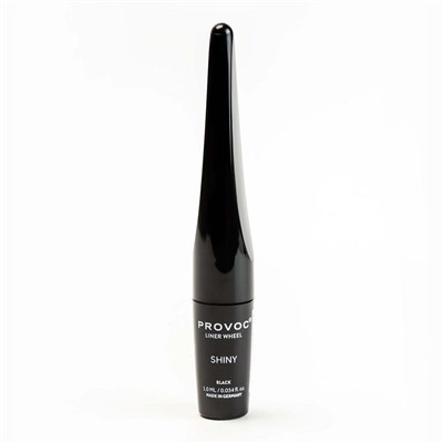 Provoc Жидкая подводка для глаз с роликом / Eyeliner Wheel 02 Shiny Black, черный глянцевый