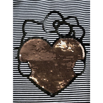 Фуфайка трикотажная для девочек (футболка с длинными рукавами)