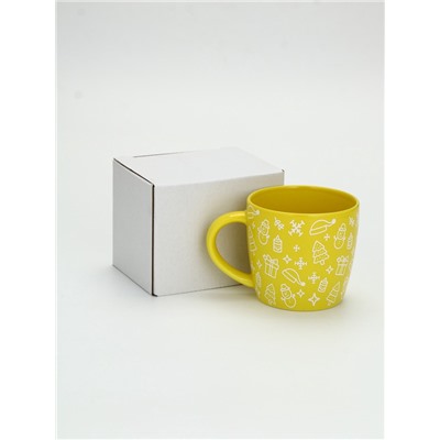 УЦЕНКА Кружка керамическая новогодняя«Новый год», 370 мл, МИКС