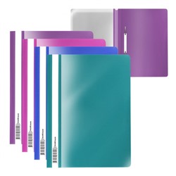 Скоросшиватель А4 пластиковый Fizzy Vivid 50021 ассорти ErichKrause