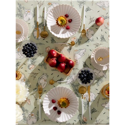 Скатерть Доляна Divine day 146×110 см, рогожка 164 г/м², 100% хлопок