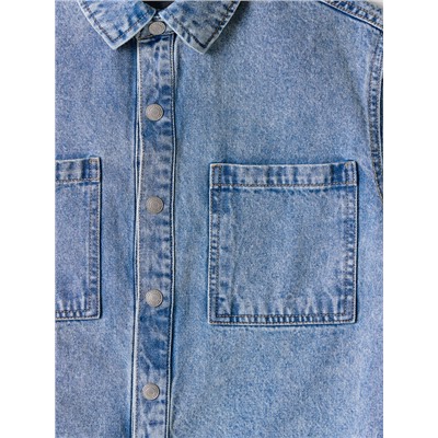 КУРТКА ДЖИНСОВАЯ ДЛЯ МАЛЬЧИКОВ 2026-1DJB1002-1t