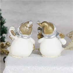 Фигурка Снеговичок, висячие ножки / CHR067 /уп 2/192/Новый год