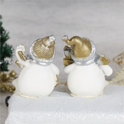 Фигурка Снеговичок, висячие ножки / CHR067 /уп 2/192/Новый год