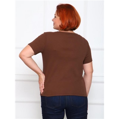 Футболка "Дубль" (Шоколадный)