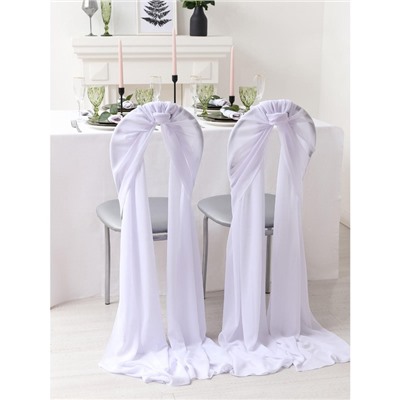 Декор для стула, белый, 72×300 см