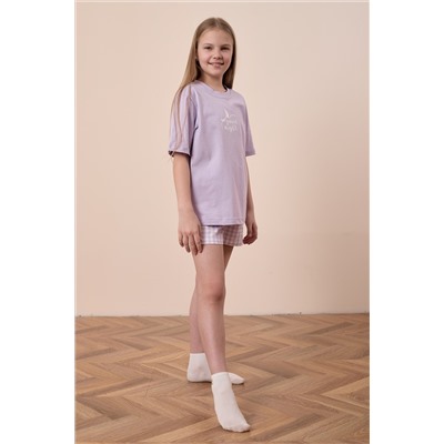 Пижама футболка и шорты М225126Псб