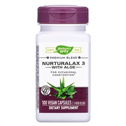 Nature's Way, Nurturalax 3 with Aloe, 100 Vegan Capsules