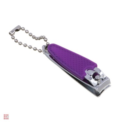Книпсер для ногтей с силиконовой ручкой и пилкой
