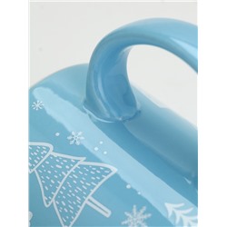 УЦЕНКА Кружка керамическая новогодняя «Новогодний лес», 530 мл