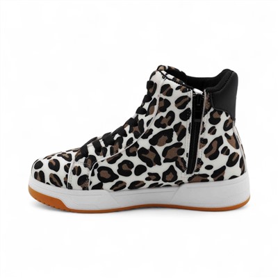 Ботинки L8-5 черно-белые