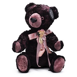 Медведь БернАрт-бордовый  (металлик)