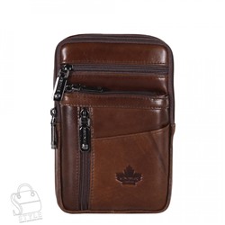 Сумка мужская кожаная кожаный 325015Z coffee Zinimsk