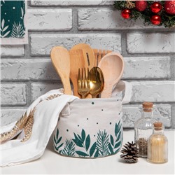 Корзинка текстильная «Этель» Winter time, 12×14 см