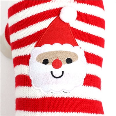 Свитер для собак «Санта», размер 2XL (ДС 41, ОШ 41, ОГ 36-60 см)