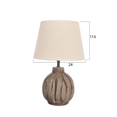 Лампа настольная «Луиза» 1×40 Вт Е27 кофе со сливками 25×25×38.5 см