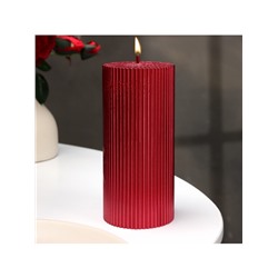 УЦЕНКА Свеча «Рельеф», 7×15 см, МИКС