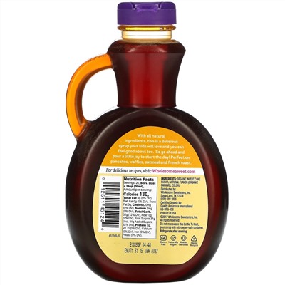 Wholesome, Organic Pancake Syrup, 20 fl oz (591 ml)