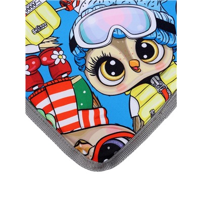 Ледянка мягкая Sova, прямоугольная, 53×36 см, толщина 1.8 см, голубая