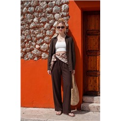 Женские льняные брюки Happyfox
