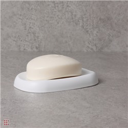 Мыльница "Scandi" 130х80х20 мм, белый