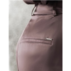 Брюки палаццо широкие из струящегося сатина