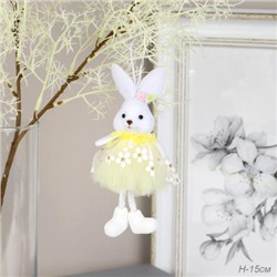 Декоративное украшение Кролик 15 см / W-QT113 /уп 50/