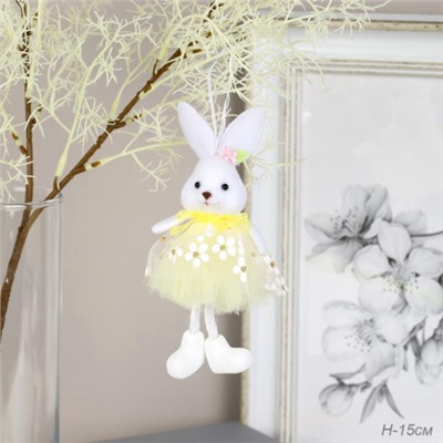 Декоративное украшение Кролик 15 см / W-QT113 /уп 50/