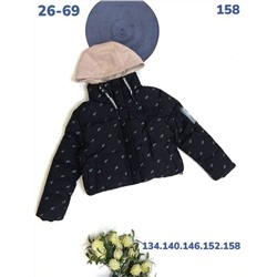 Куртка 158 черный