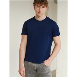 Футболка базовая полуприлегающая из премиального хлопка с эластаном