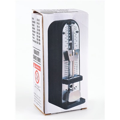 Метроном механический Music Life 5×3.5×11 см черный