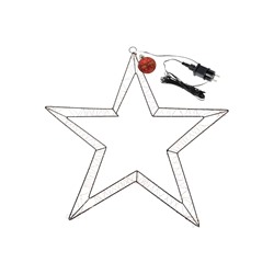 УЦЕНКА Фигура подвесная световая FROSTY "Звездочка", 57х57х2, 200 LED, 220V, Т/БЕЛЫЙ