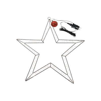 УЦЕНКА Фигура подвесная световая FROSTY "Звездочка", 57х57х2, 200 LED, 220V, Т/БЕЛЫЙ