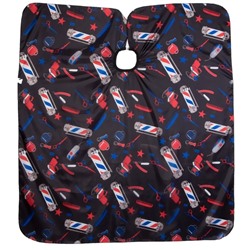 Пеньюар парикмахерский, чёрный