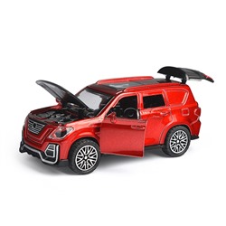 Машина метал. инерционная, М1:36, 4 открыв. двери "Парк Техники" джип бордовый