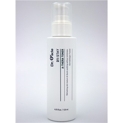 DR. ORACLE - ТОНЕР ДЛЯ ЛИЦА УСПОКАИВАЮЩИЙ С ЭКСТРАКТОМ ЦЕНТЕЛЛЫ 21: STAY A - THERA TONER, 120 МЛ