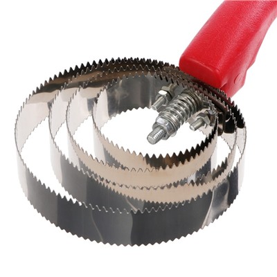 Щётка для ухода за шерстью, зубчатая, металл, красная