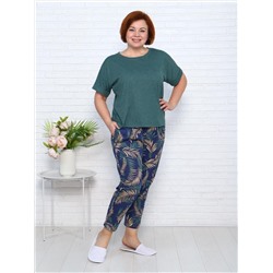 Бернас - пижама изумруд