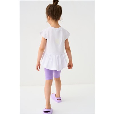 Комплект трикотажный для девочек: джемпер (футболка), брюки (легинсы укороченные) PLAYTODAY, 1240038