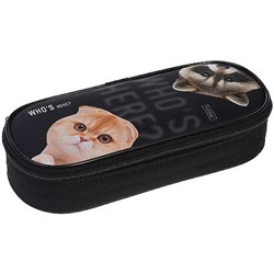 Пенал 1 отделение на молнии 220х90х50 мм "Кто здесь?" (095127) 73298 Хатбер