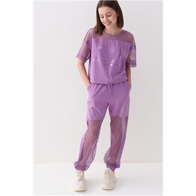 Брюки трикотажные для девочек PLAYTODAY, 1240223