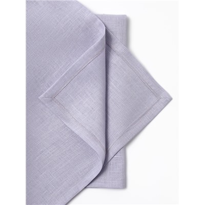 Набор сервировочных салфеток с декоративными кольцами Этель Fawn 46×46 см - 2 шт., 100% лён